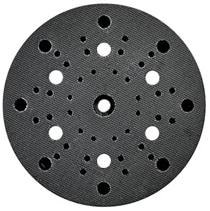 metabo Stützteller 150 mm gelocht mit Kletthaftung - Ersatzteil für SXE 450 - geeignet für Schleifgeräte mit 6-Loch-System - weich - ideal für präzises Schleifen und Polieren