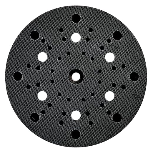Metabo Stützteller (Durchmesser: 150 mm, Härte: weich, Ausführung: gelocht, 6 Löcher, für: SXE 450 TurboTEc) 631156000