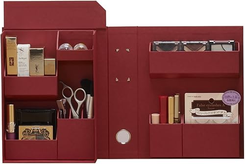 Miniatura 3 de Nakabayashi LST-FB5WR - Herramienta de estilo de vida, artículos pequeños, caja de almacenamiento, archivo B5, rojo vino