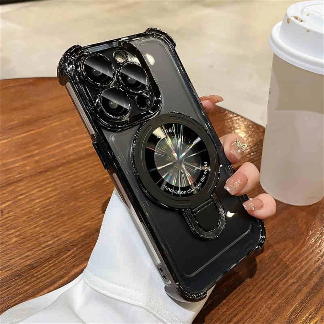 Coque magnétique iPhone 14 Plus avec support antichoc invisible - 8