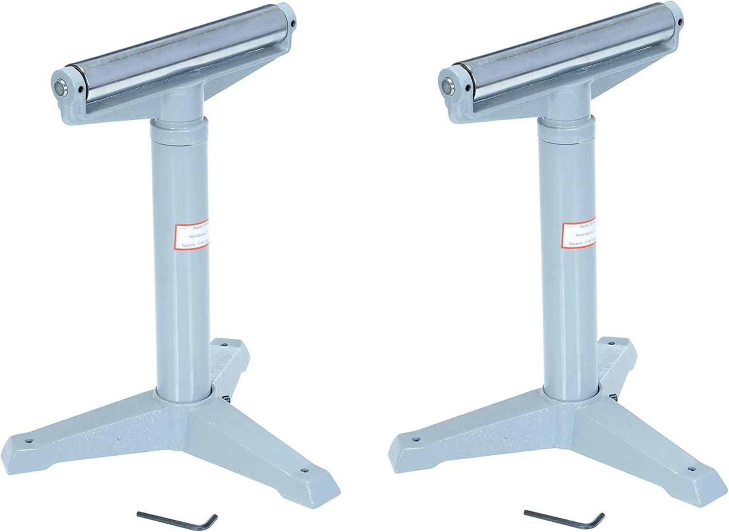 Vestil Stand-H 14" Horizontal Deluxe Roller Stand, 23" - 38-1/2" Height, 1760 lbs Capacity (Two Pack): Home Improvement