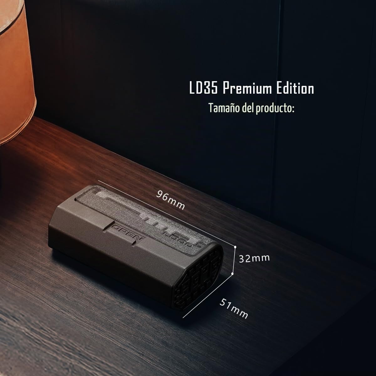 IMALENT LD35 Linterna EDC Recargable de 1200 lúmenes con Estuche de Carga Tipo C, Linternas Tácticas con Pantalla OLED, para Camping, Senderismo, Ciclismo, Emergencias, Potente y Compacta (Blanco)