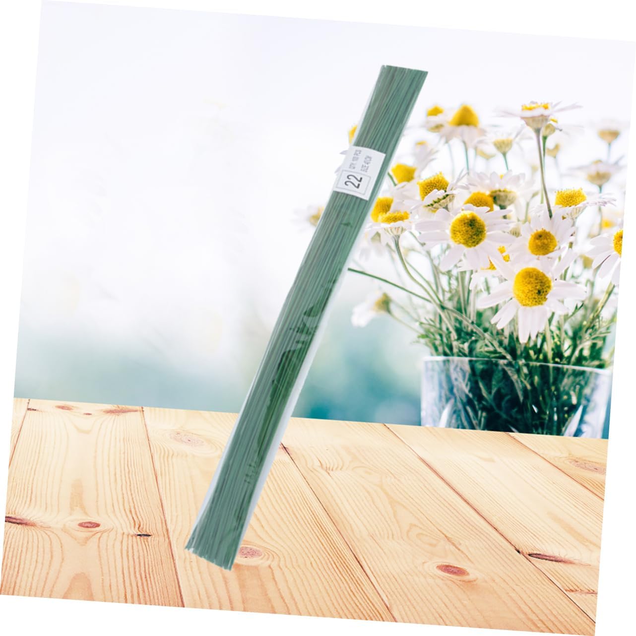 40cm Wire Artificial Flowers Stem Everlasting Floral Stem Smooth Surface for DIY Projects