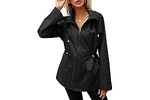 Xuba Women's Rain Jacket: Stay Dry in Style