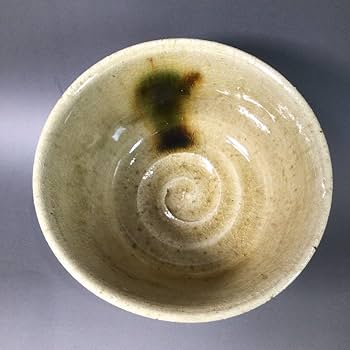 直筆ハガキ付き 加藤舜陶黄瀬戸深鉢建水 直筆ハガキ付き 加藤舜陶黄瀬戸深鉢建水