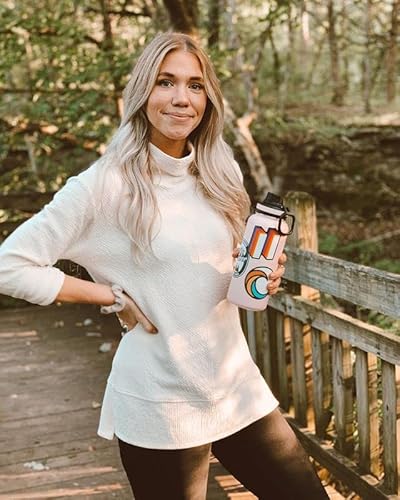 Rbx Active Women's Quilted Lightweight Cowl Neck Tunic Pullover Sweatshirt F19 Green M #TOP6