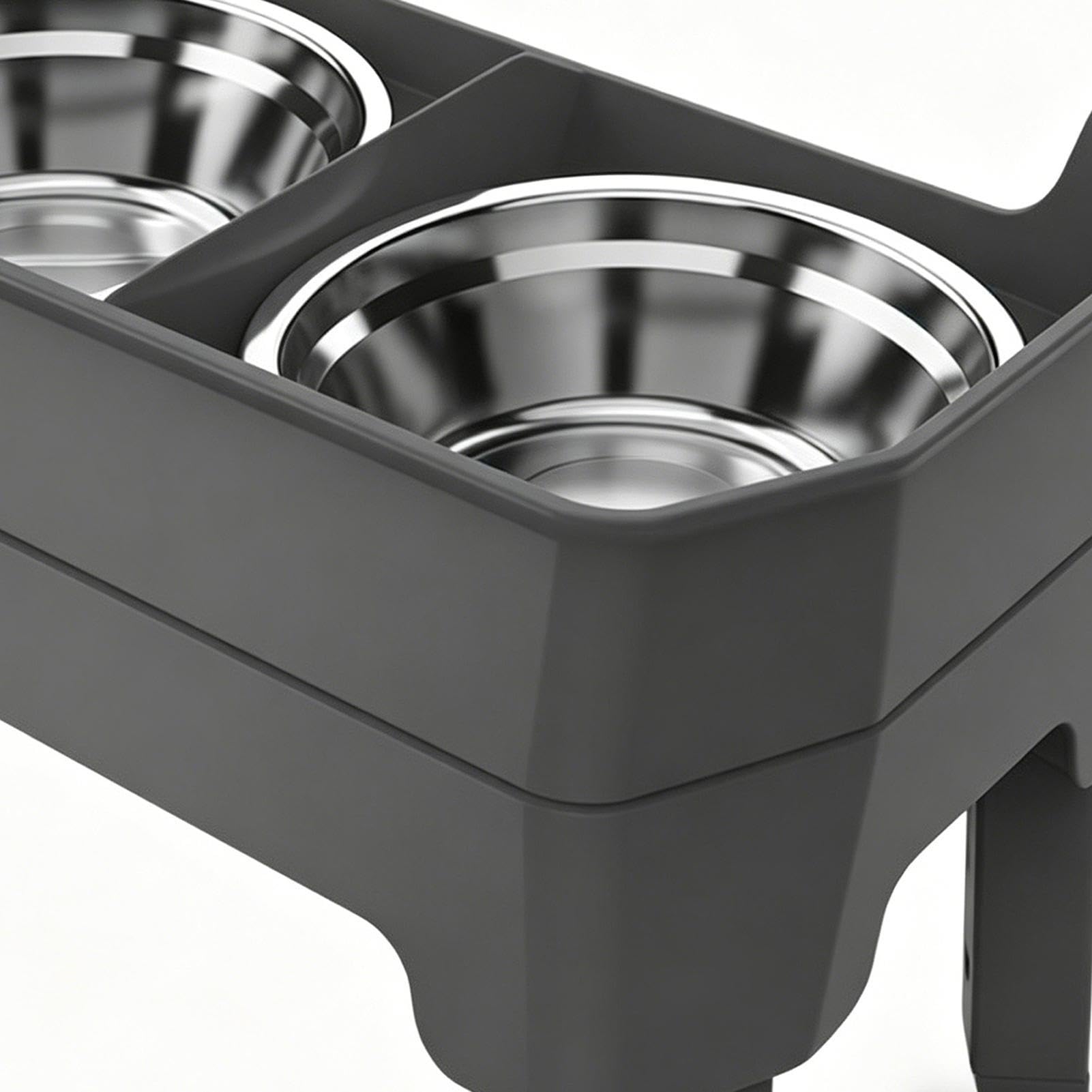 Comederos Elevados Para Perros Estación De Alimentación De Acero Inoxidable | Set De Comida Y Agua Para Perros Para Mascotas Entrenamiento Bebida Cocina Exterior Viaje Camping Patio Trasero