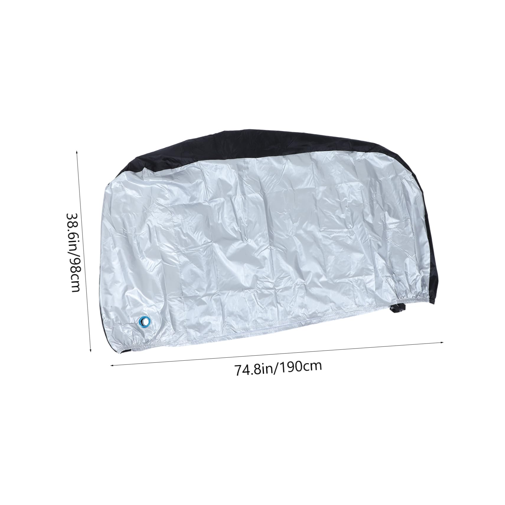 Fahrradabdeckung aus Polyester 210d Staubdicht Vollschutz für Fahrrad und Faltrad Innen und Außen