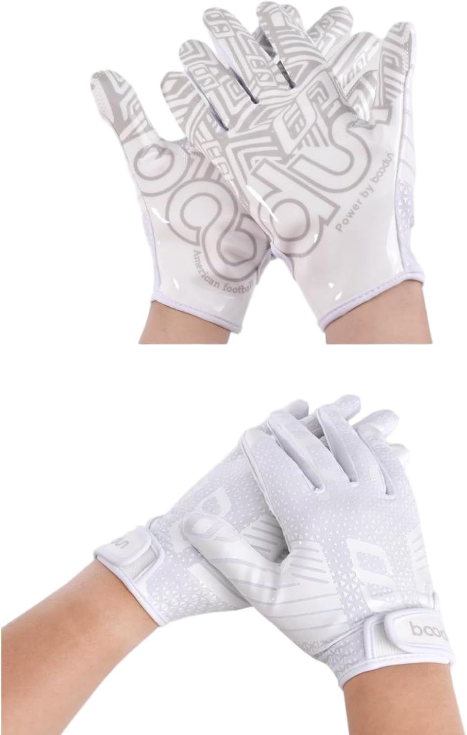 Silicone Grip Batting Gloves for Baseball & Softball, Breathable Hitting with Shock Absorption, Bat Grip Training & Football Receiver Gloves for Men Women Youth Adolescent
