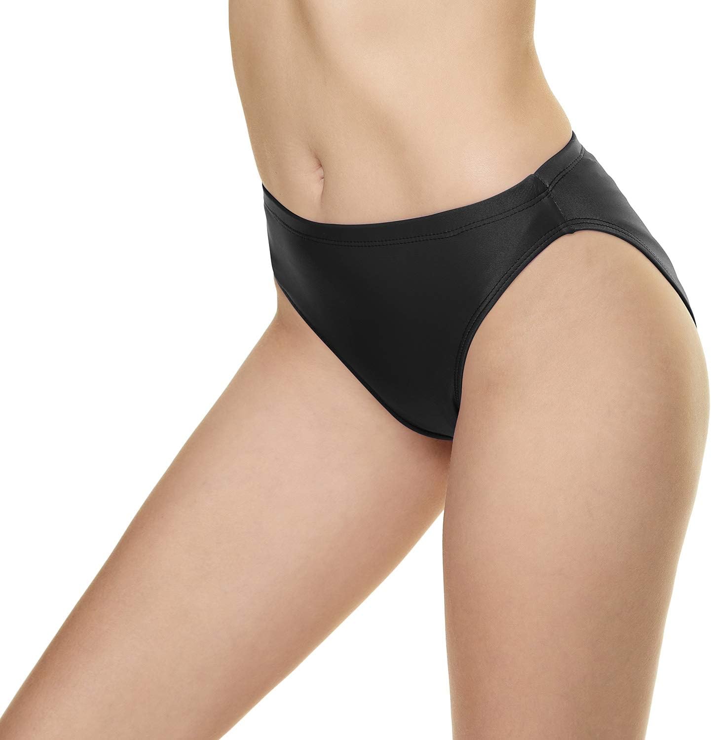 Bellecarrie Women's Bikini Bottoms Swimsuit High Cut Tankini Bottoms Mid Rise Swim Briefs - Image 3