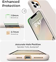 Vista 6 de AOTESIER Funda compatible con iPhone 11 Pro Max, silicona de alta calidad [protección militar contra caídas]