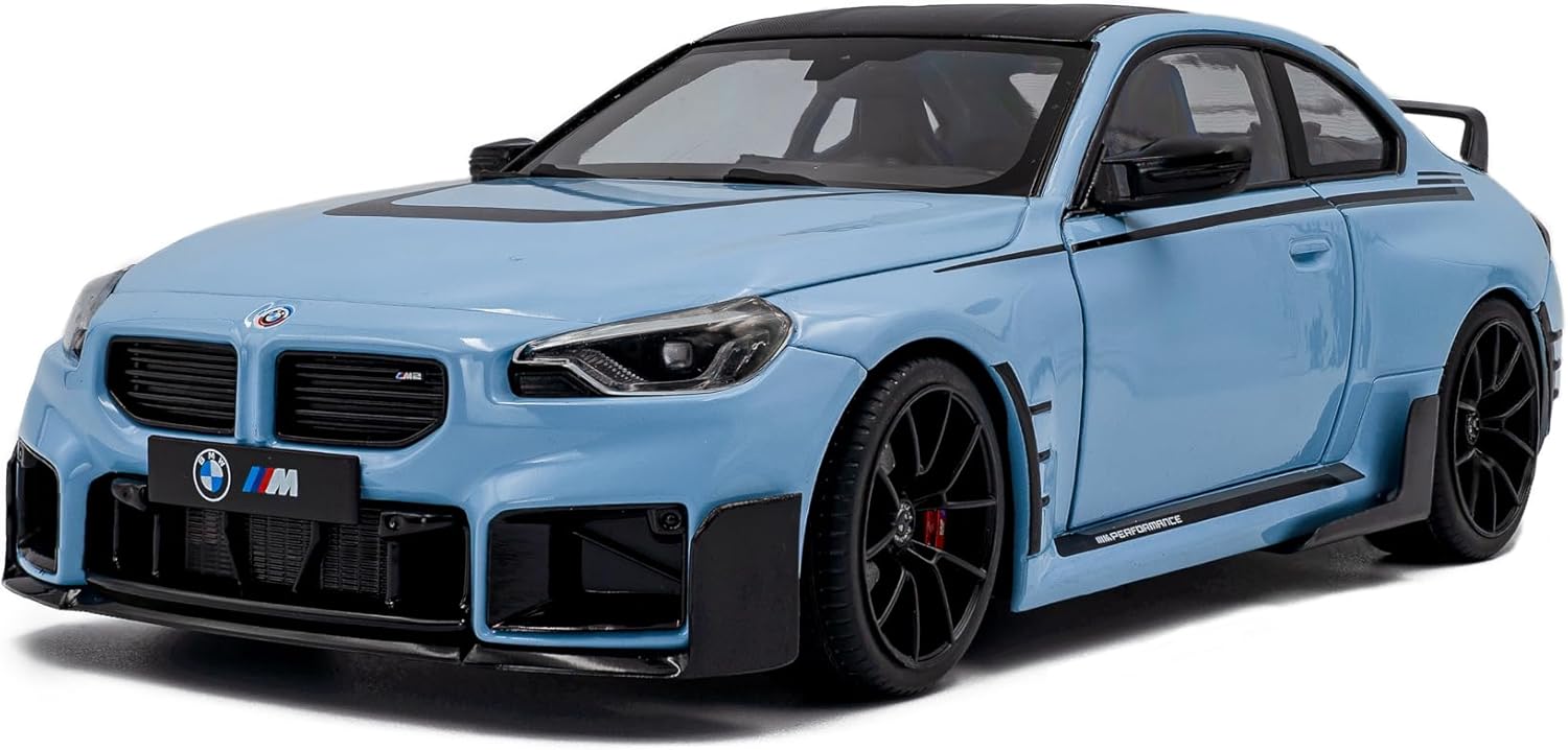 Solido 1:18 Scale BMW M2 (G87) Performance Parts Zandvoort Blue 2024 Diecast Model Car S1812901