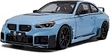 Solido BMW M2 G87 Model Car 1:18 Sport Coupe Zandvoort Blue - 1