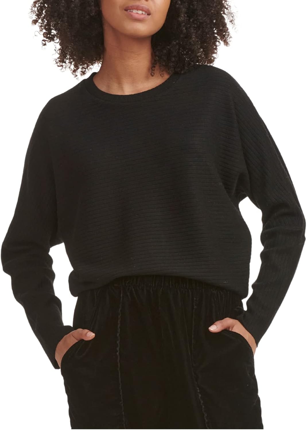 Splendid Women's London Rib Long Sleeve Top