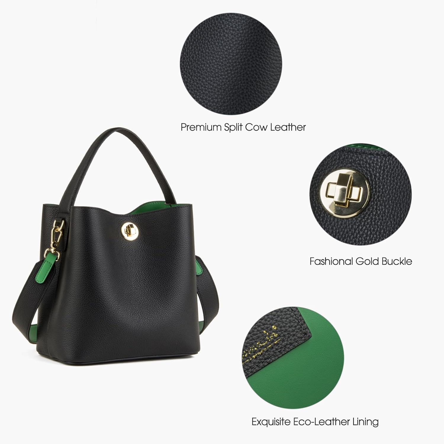 Bolsa feminina de couro legítimo, bolsa tiracolo pequena e bolsa de ombro moderna com alça removível em promoção! Veja a oferta e mais achadinhos de Bolsas 4 Hoje é o melhor dia para comprar Bolsa feminina de couro legítimo, bolsa tiracolo pequena e bolsa de ombro moderna com alça removível com aquele preço maroto! Promoção! Aproveite a oferta! 4