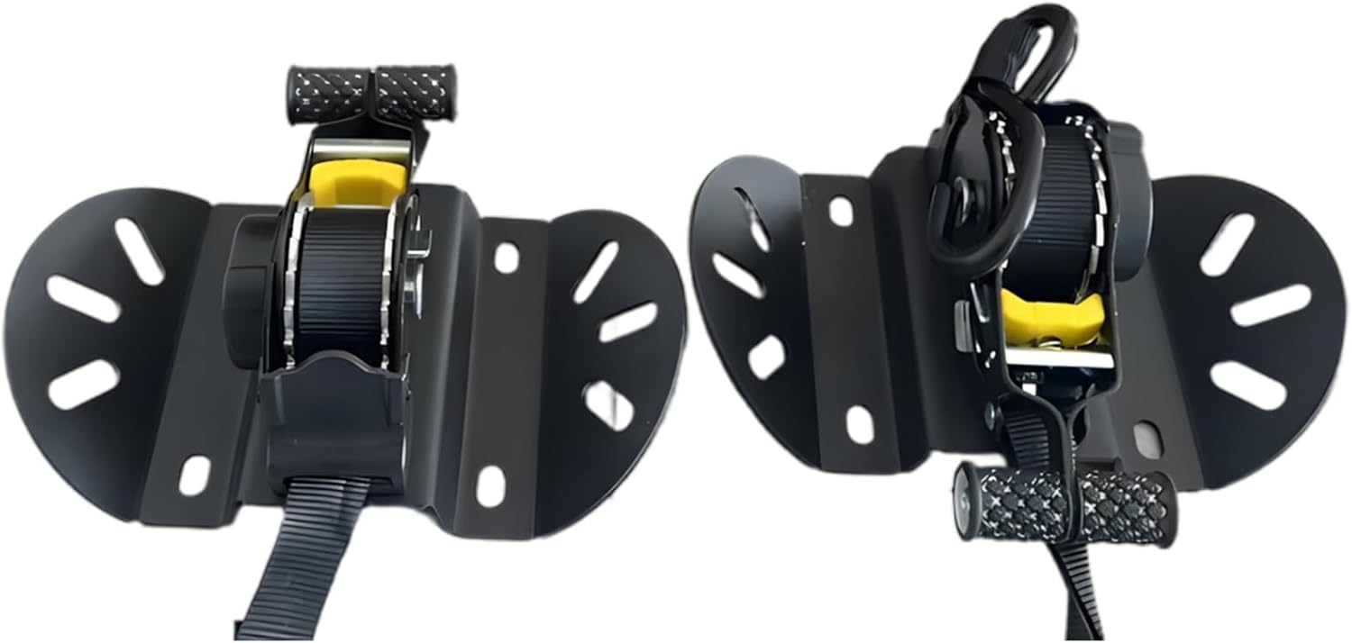 Quick Releases Retractable Ratchets Straps Set Compatible 2015 2025 S Hook Included S Hook Winch