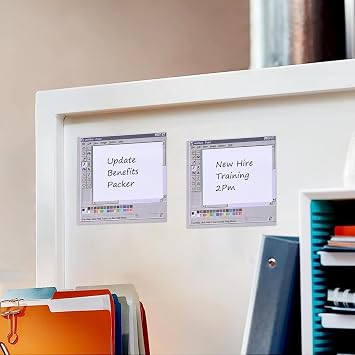 14 Pack Simulated Pixel Panel Style Sticky Notes, 3x3 Inch Note Pads 65 GSM