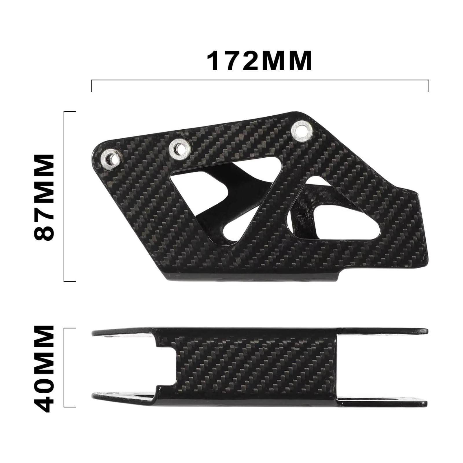 Catena Guida Guard Compatibile Con Suzuki Per DRZ400 Accessori Copertura Protezione Guida Catena In Fibra Di Carbonio Moto Universale