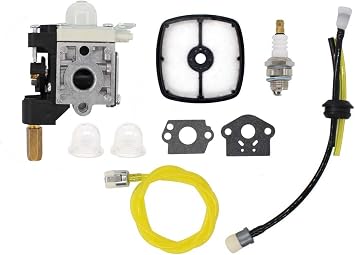 Carburetor Air Filter Fuel Line Spark Plug Tune-Up Kit For Echo PE-200 SRM-210 SRM-230 SRM-225 GT-200R GT-230 GT-231 PAS-230 PAS-231 PE-230 Weeder Weed Eater String Hedge Trimmer Brushcutter Edger