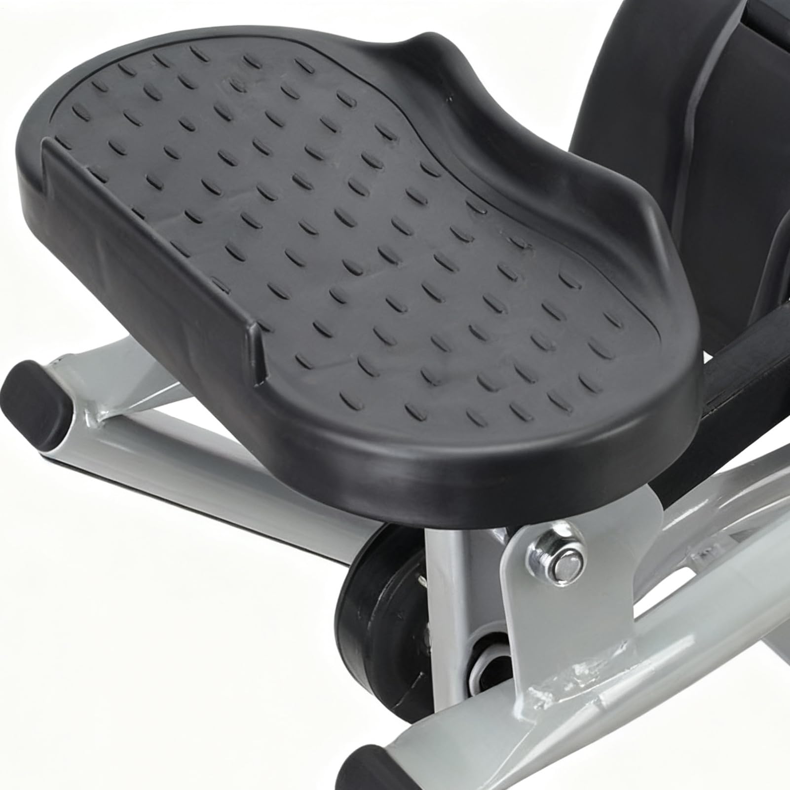 Solidny stepper treningowy, przenośny sprzęt trenerski, 49 x 27 x 23 cm maszyna o stabilnej konstrukcji, mocne metalowe tenisówki, nowoczesny sprzęt fitness o kompaktowym stylu, domowe narzędzie do
