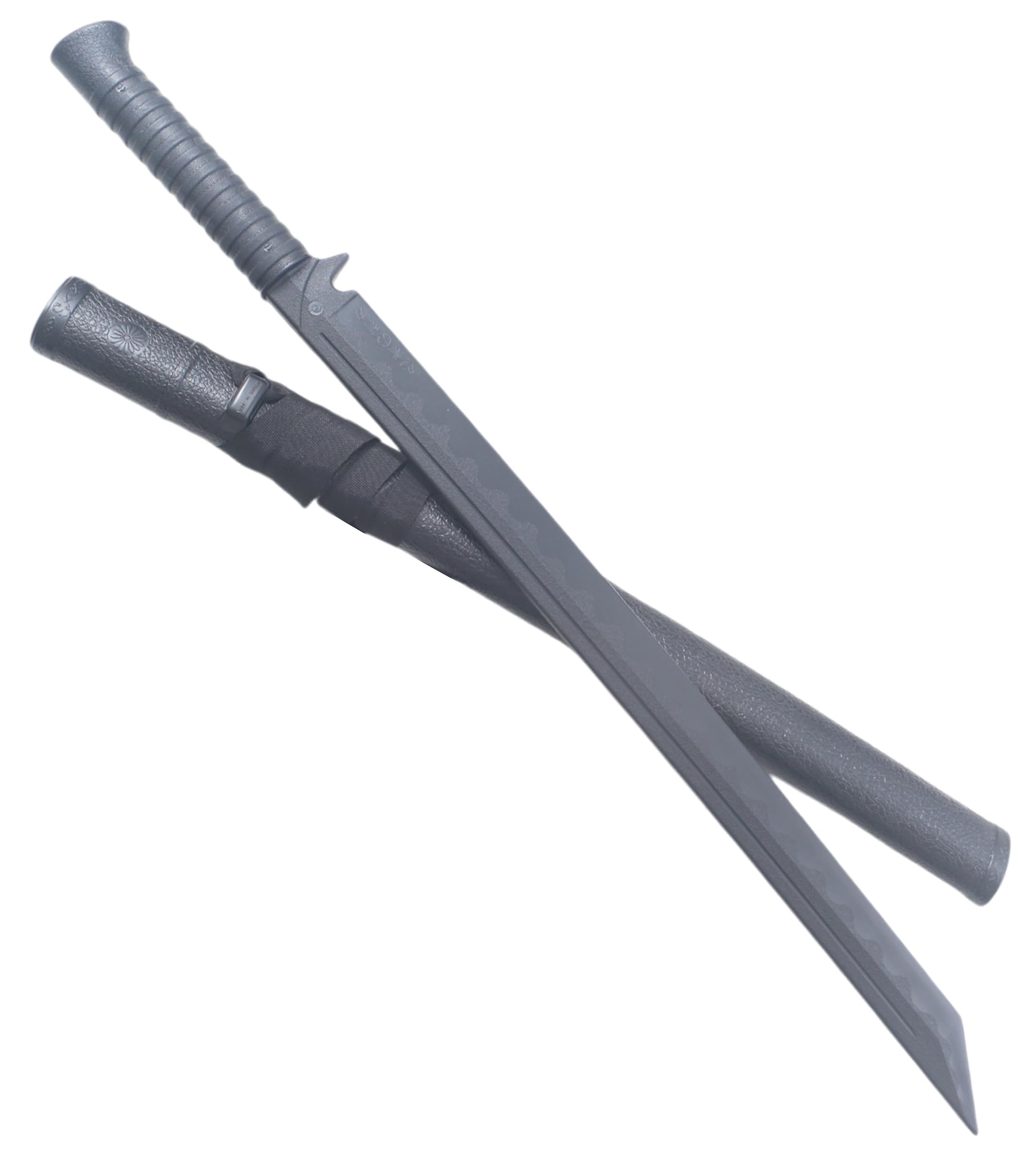 Ninjato Plastique Polypropylene Epee Ninja Sabre + Fourreau Japonais Pack 2