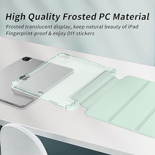 Miniatura 3 de Kenke Funda para iPad Pro de 11 pulgadas de 43221 generación 2022202120202018, compatible con carga de 2 lápiz con soporte lateral izquierdo