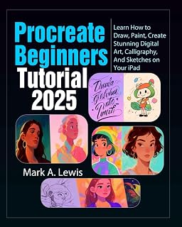 Procreate Beginners Tutorial 2025: Learn How to Draw, Paint, Create Stunning Digital Art, Calligraphy, And Sketches on Your iPad