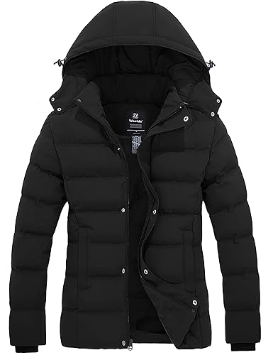 Wantdo Women's Hooded Warm Winter Coat Quilted Thicken Puffer Jacket