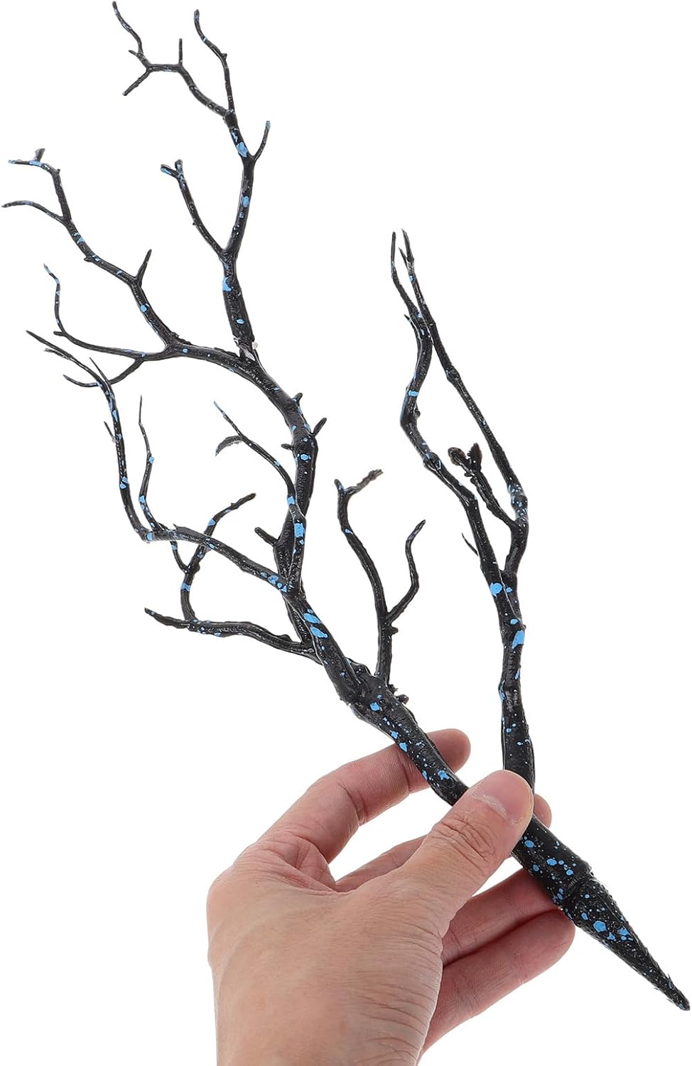 ARTIBETTER 9 Pcs Artificial Antler Branches, Decorative Faux Twigs, Witch Antler Branch, Decorative Plant Twigs for Wedding Halloween Party Home Supplies Black