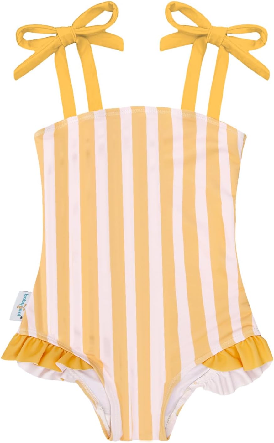 babygoal Toddler Girl Swimsuit One Piece, Baby Swimwear Summer Beach Bathing Suit 9M-6Y