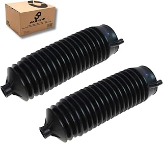 2-Piece Rack and Pinion Bellow Boots Kit - Compatible with Chevrolet Silverado 1500, GMC Sierra 1500, Dodge Dakota & More - Steering Suspension Protection K150270