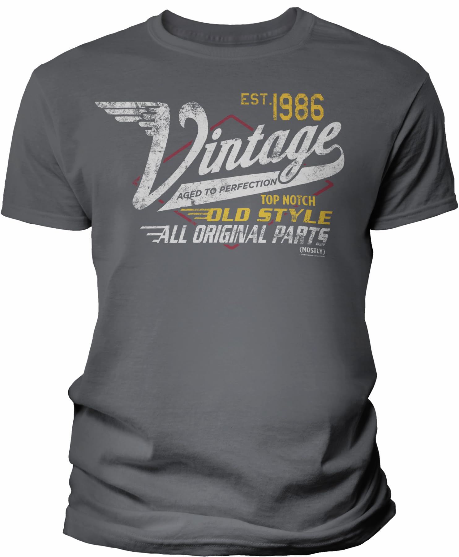 40th Birthday Gift for Men - Vintage 1986 Aged to Perfection - Racing - 40th Birthday Shirt
