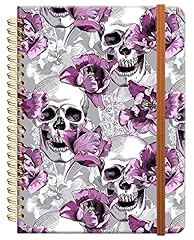 Purple Skull Floral