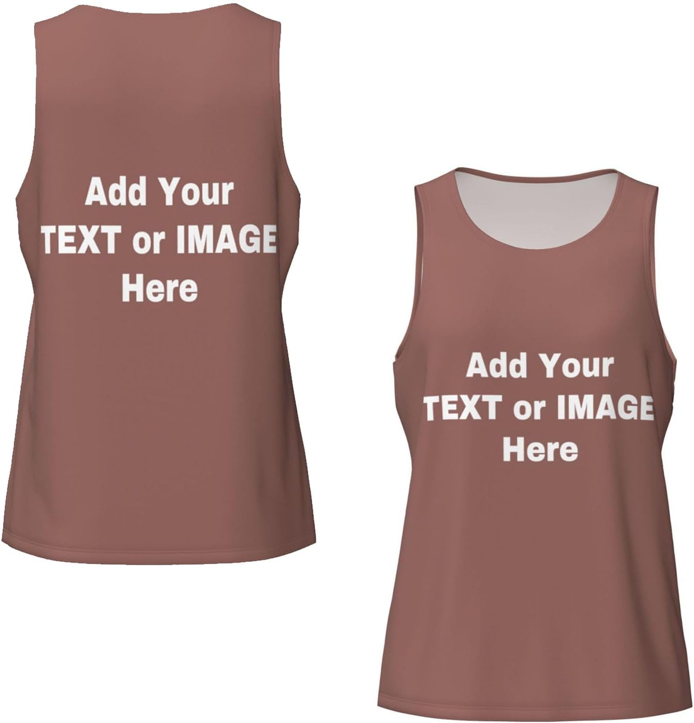- Custom Tank top for Men Personalized Undershirt Design Your own Logo Text Photo for Beach Gym Workout