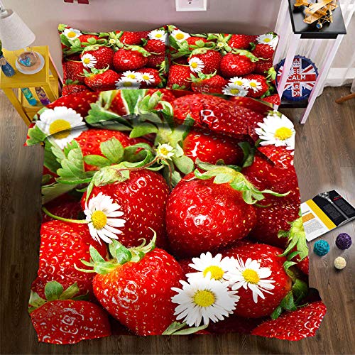 Erdbeer-Gänseblümchen Banner – Geburtstagsdeko Für Mädchen, Beeren-Party, Wimpelkette