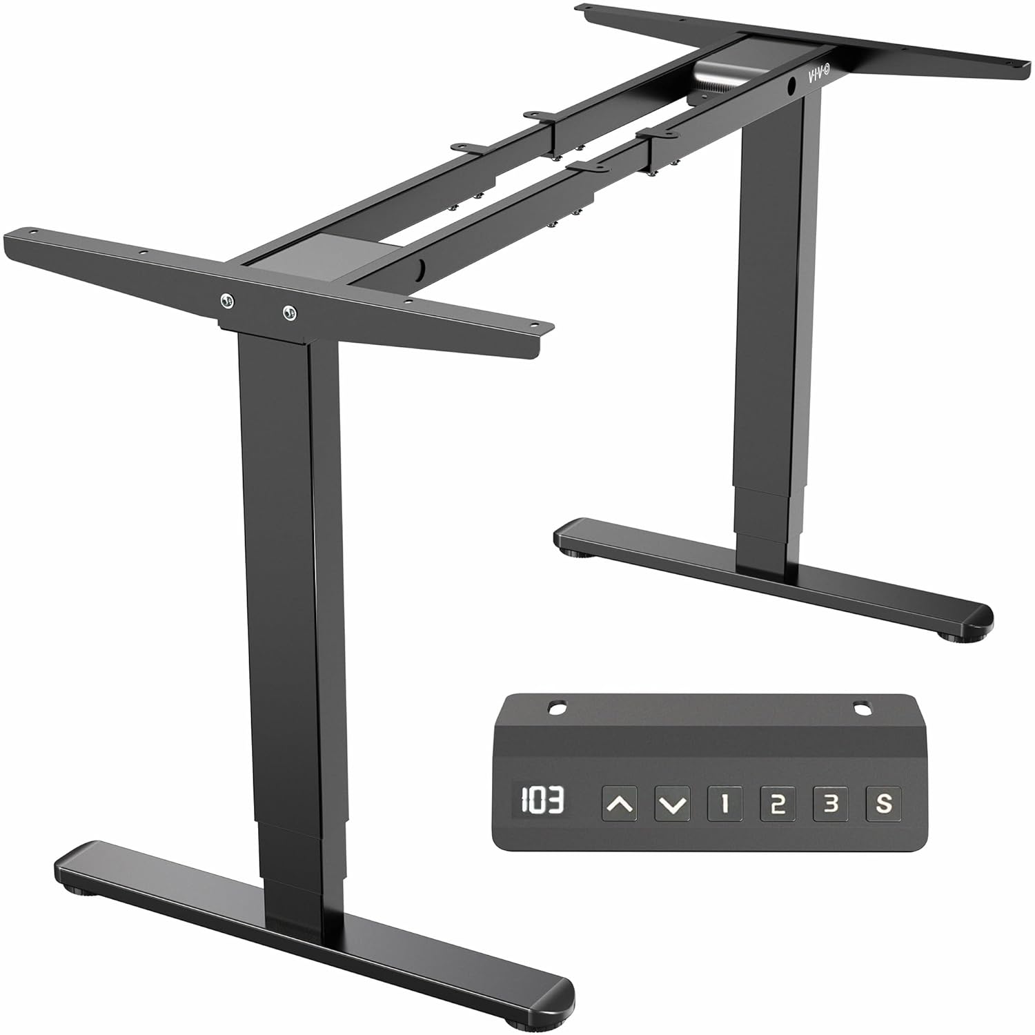 VIVO Electric Dual Motor Stand Up Desk Frame for 40 to 85 inch Table Tops Frame Only 3