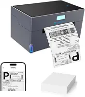 Impressora térmica de etiquetas, impressora de envio Bluetooth 4x6 para pequenas empresas, compatível com Windows, Mac, iOS, Android, para Amazon, Ebay, Shopify, UPS, USPS, FedEx