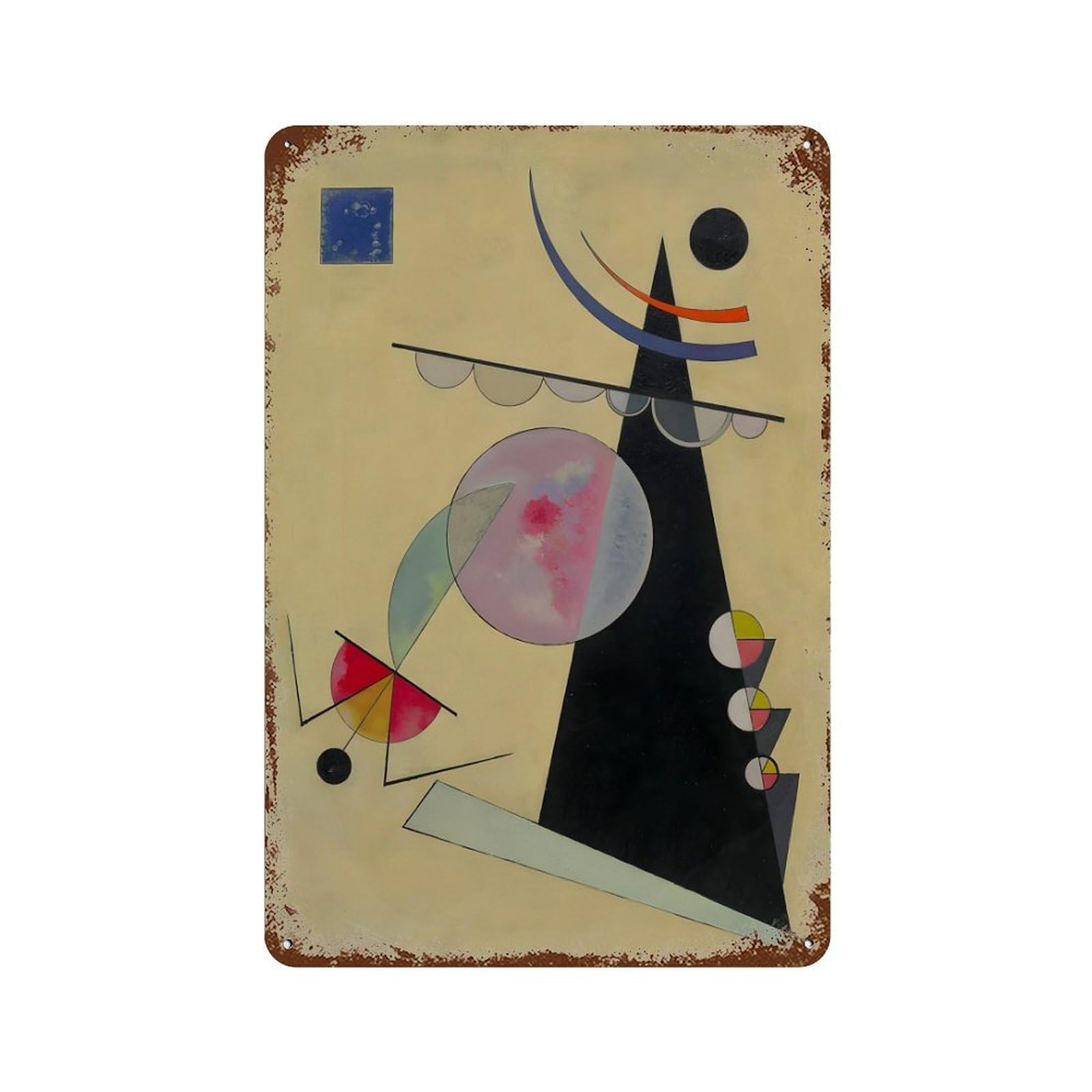 xiaoxiaoshen Wassily Kandinsky (8) Wall Decor Art Metal Tin Poster Modern Home Decor Art Home Bar Shop Decorations Vintage Sign 30x20cm
