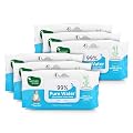 Mother Sparsh 99% Pure Water (Unscented) Baby Wipes I Natural Plant Made Cloth - Super Thick I 72 pcs/Pack - Pack of 6 (