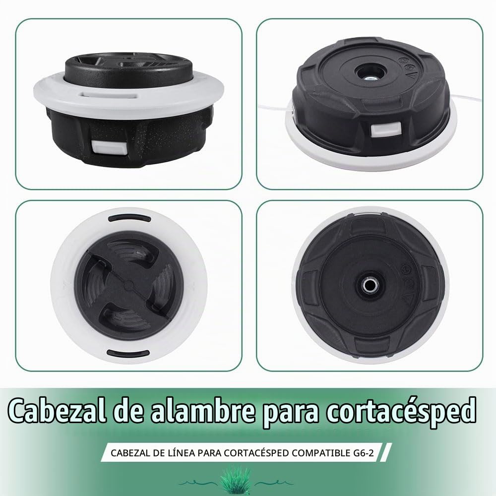 Cabezal Repuesto Desbrozadora Autocut C26-2, Repuesto Carrete Hilo Recambios, Bobinas para Desbrozadora, Compatible con FS55, FS70, FS80, FS85, FS90, FS94, FS120, FSA130, FS-KM