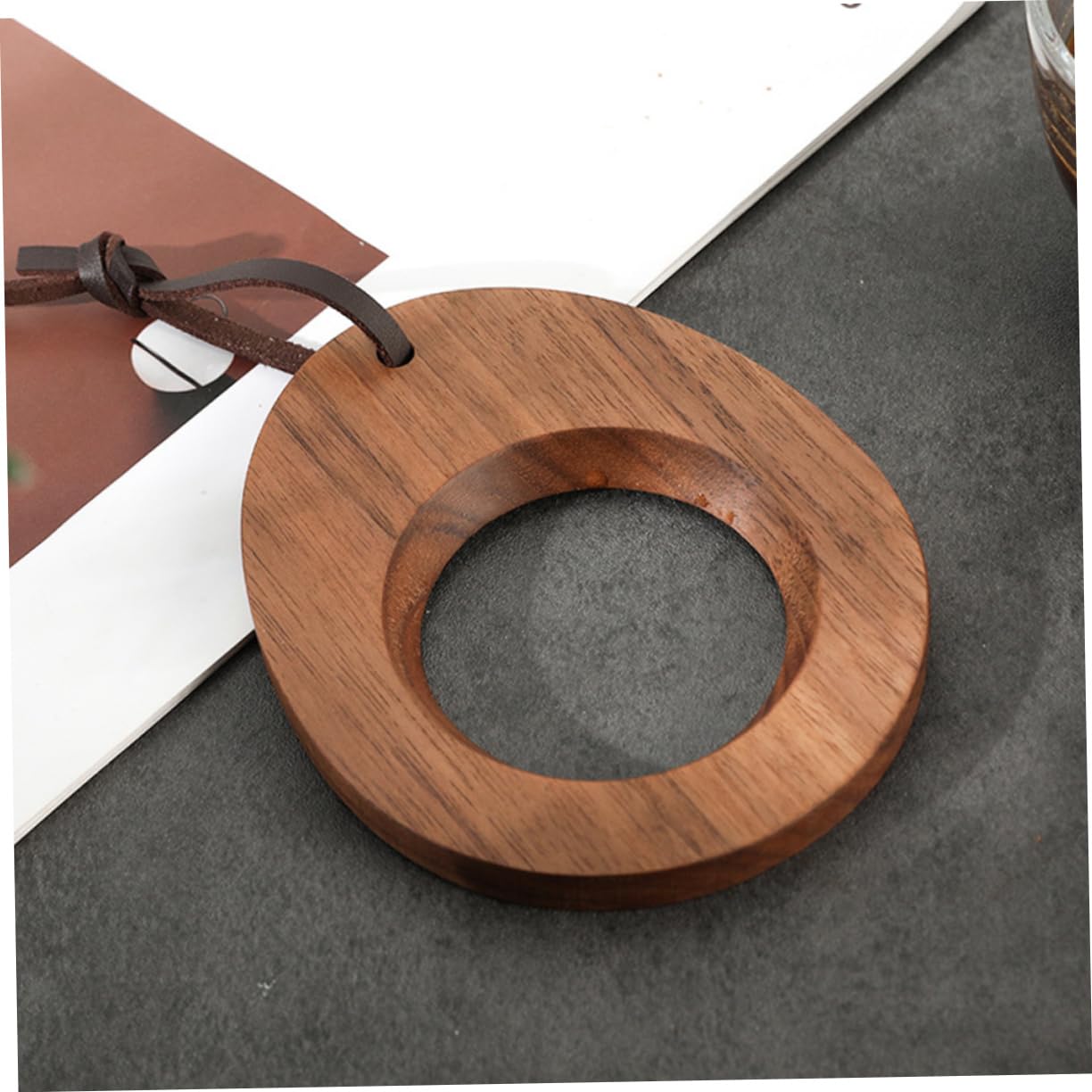 Funnel Cup Holder Coffee Filter Rack Cone Dripper Coffee Filter Cup Holder Dripper Espresso Glass Cups Decorative Filter Cup Stand Wooden Frame Household