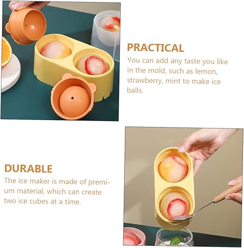 Miniatura 6 de Zerodeko Molde de hockey sobre hielo Molde de silicona para chocolate, moldes de silicona para coctel de hielo, moldes de silicona para cubitos de