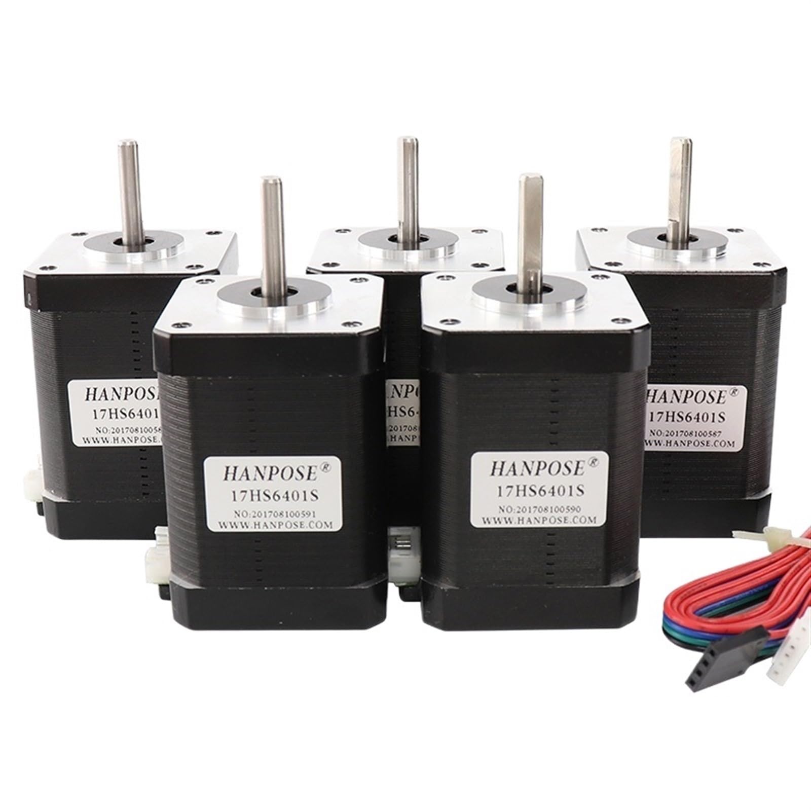Moteur pas à pas 17HS6401S 1.8 degrés 2 phases pour machine CNC