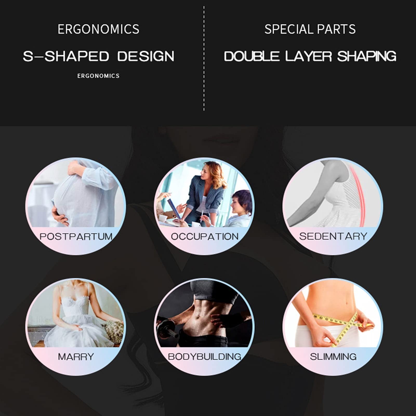 XYNSNDB Po porodzie Wysoka talia Shapewear Krótkie koronkowe bokserki z guzikami z przodu Wyszczuplają ciało
