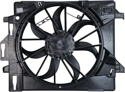 TYC 621860 Conjunto de ventilador de refrigeración compatible con Dodge Caravan/Grand Caravan 2008-2016