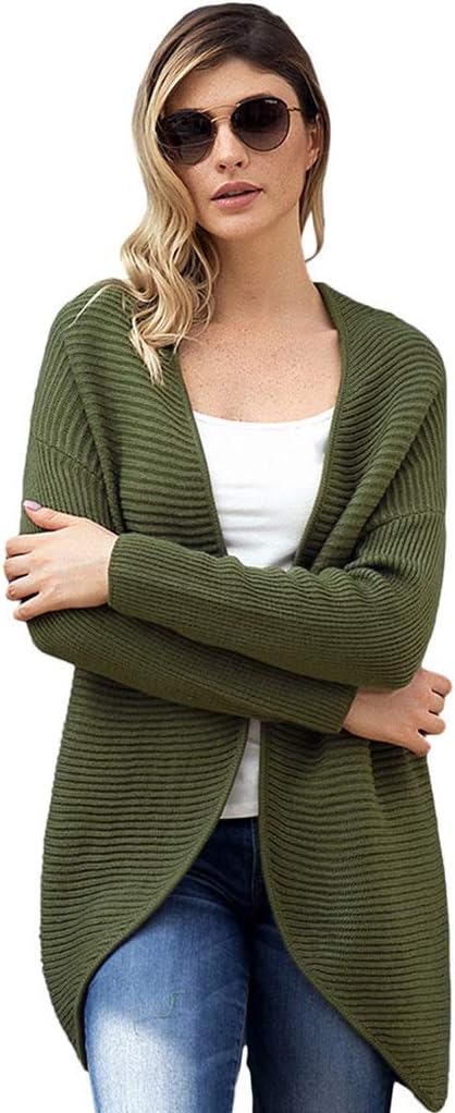 Women's Knit Casual Jacket Back Cross 