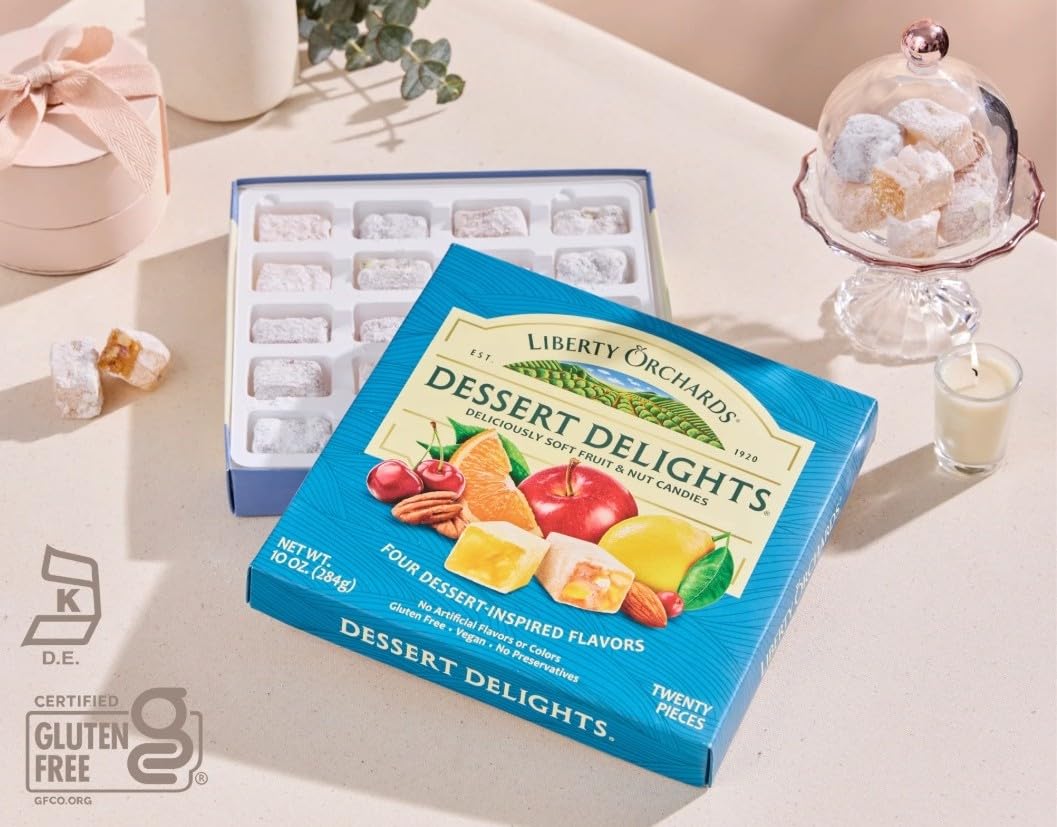 Liberty Orchards Fruit Delights and Dessert Delights, 20 oz. Bundle