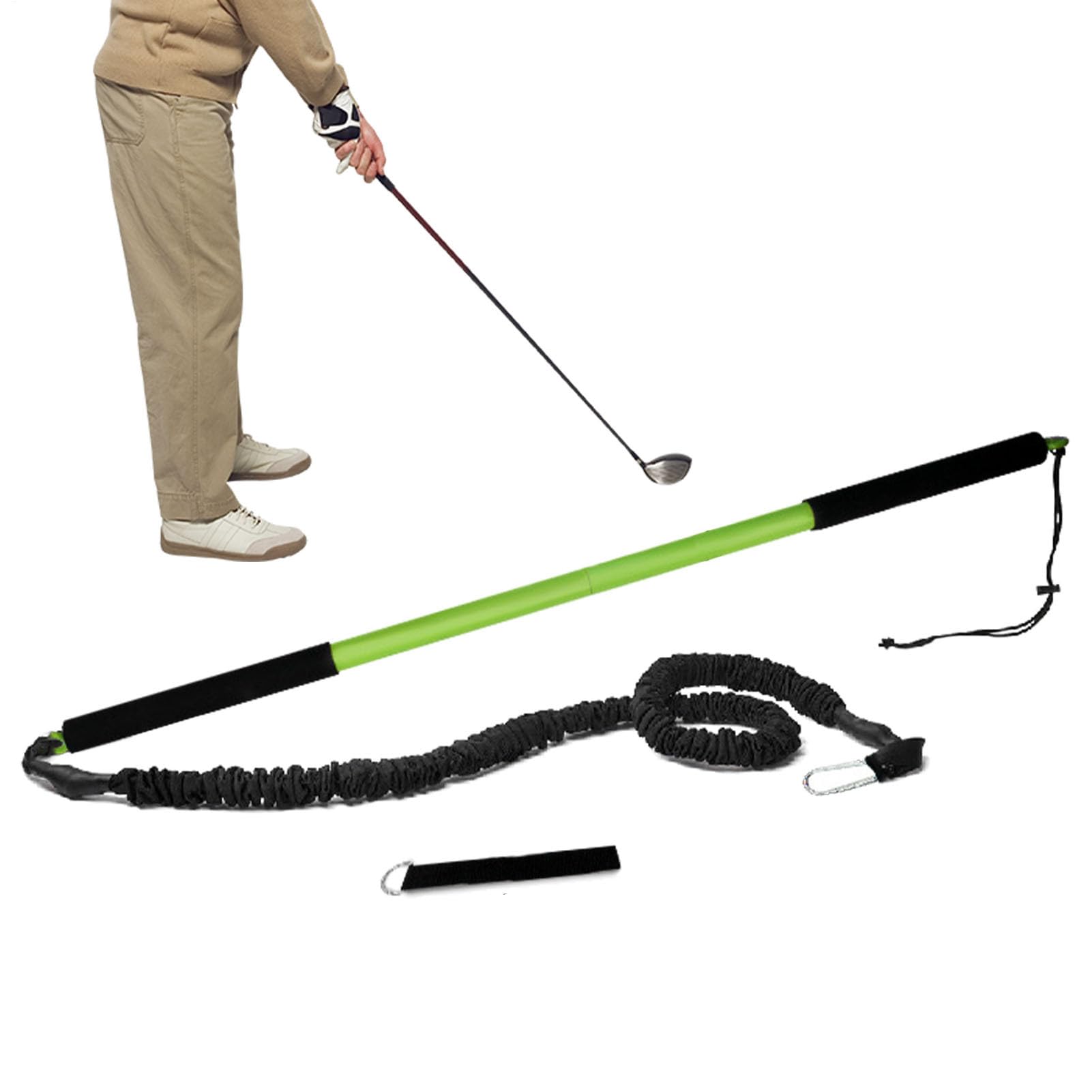Akcesoria do ćwiczeń dla golfistów, do wspierania | Golf Swing Sznurek treningowy Dla Męża Kobiet Mężczyzn Ojca Jego, Taty, Przyjaciela
