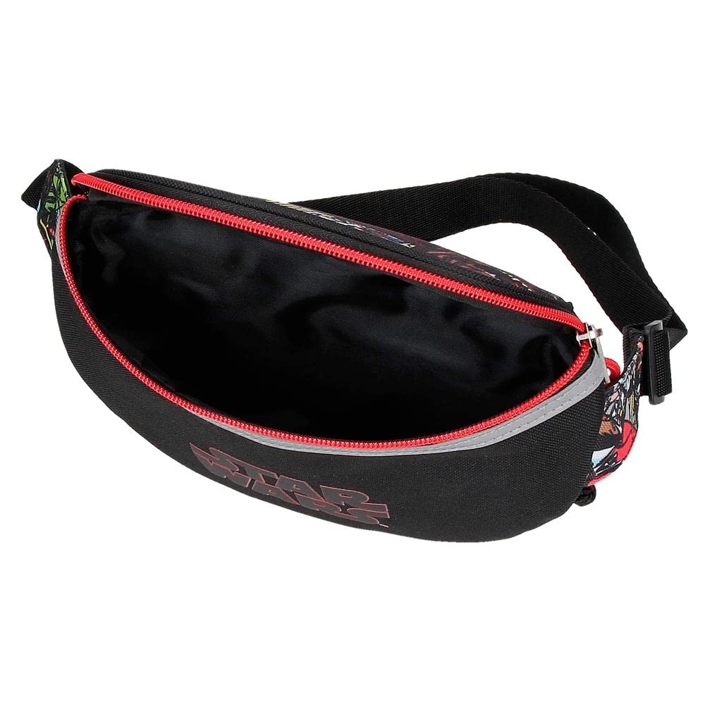 Star Wars Galactic Team Large Black Waist Bag 34x13x7 cms Polyester, 34 cm x 13 cm x 7 cm - Image 3
