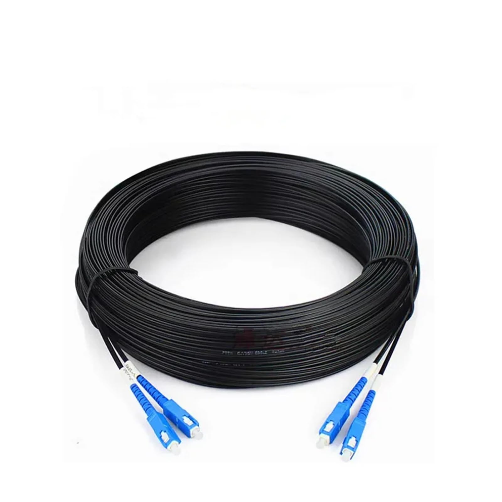 Câble de raccordement à fibre optique 2 conducteurs for intérieur - SC UPC monomode, longueur 250 m/300 m,(White,300M)